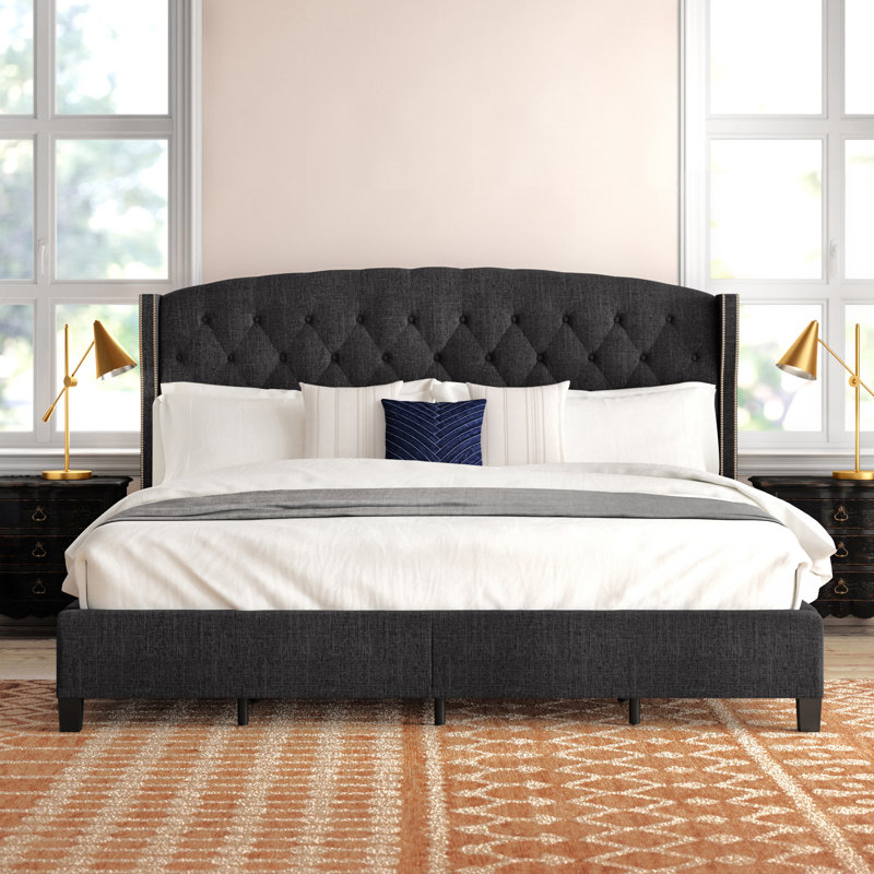 Three Posts Scottsburg Upholstered Standard Bed & Reviews Wayfair